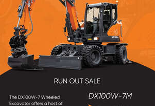 Doosan DX100W Wheeled-Excav Excavator