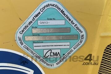 Yanmar 2017   VI017 Excavator