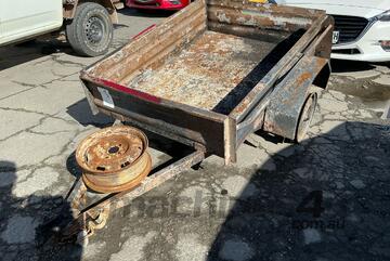 1988 Homemade Single Axle Box Trailer 1988 Homemade Single Axle Box Trailer