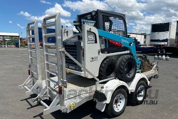 2022 Toyota 30-5SDK5 Huski Wheeled Skid Steer & Trailer Combination