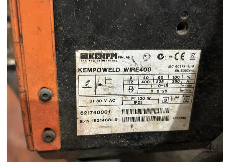 Kemppi Welder & Wire Feeder
