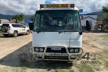 2007 Mitsubishi Rosa 24 seater bus and trailer