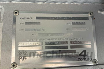 2022 Vawdrey VB S3 Tri Axle Drop Deck Curtainsider A Trailer