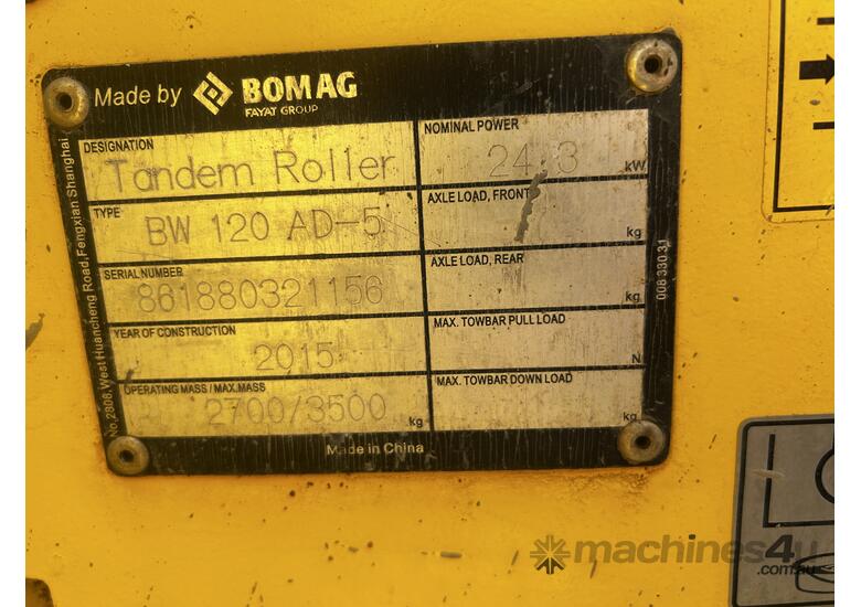 Bomag AW120 Roller image 10
