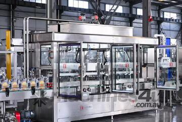 Automatic 4 Head Tracking Liquid Filling Machine High Accuracy Servo Filling System