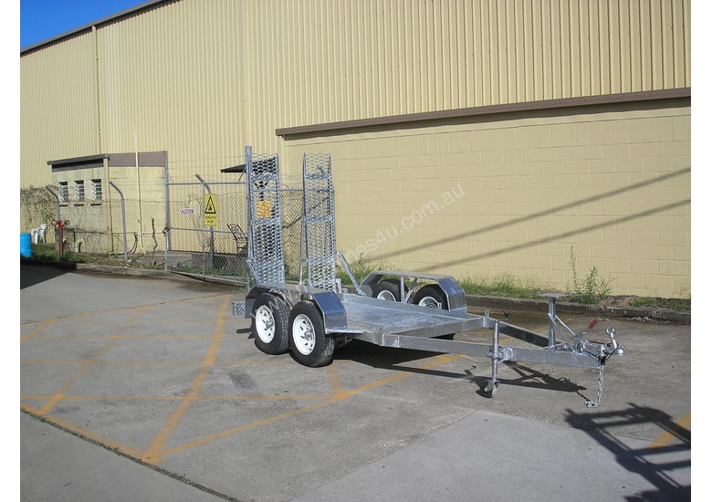 caption PBL Scissor Lift Trailer - Galvanised