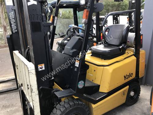 YALE FORKLIFT 1.8 TON 4.5M LIFT CONTAINER MAST