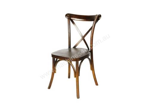 F.E.D. ZS-W03LB Light Brown Classic cross back wooden dining chair