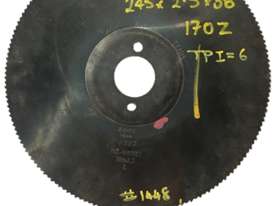 Cold Saw Blade HSS 245Ø x 2.5 x 38mm Bore 170T - picture0' - Click to enlarge