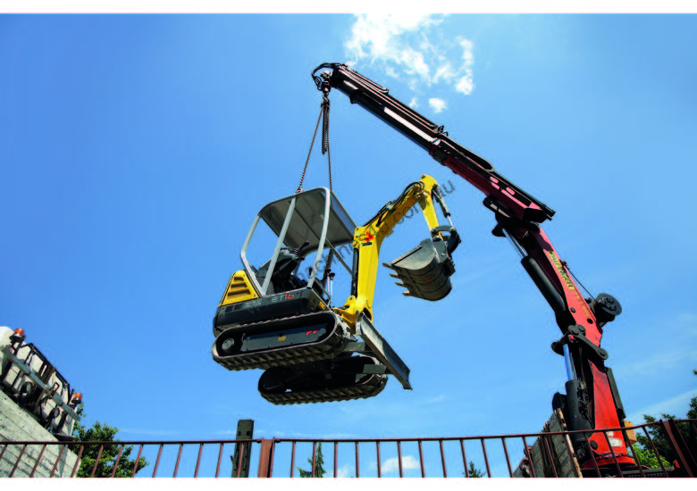 caption New ET16 rubber tracked excavator