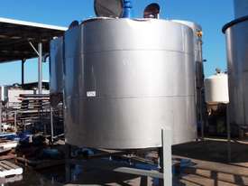 Stainless Steel Mixing Tank (Vertical), Capacity: 10,000Lt - picture0' - Click to enlarge