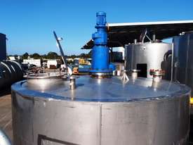 Stainless Steel Mixing Tank (Vertical), Capacity: 10,000Lt - picture2' - Click to enlarge