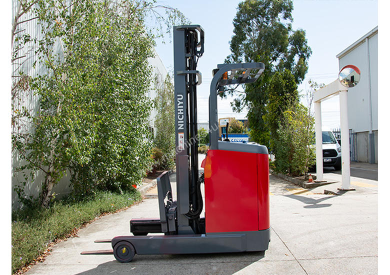caption 1.4T Battery Electric Stand Up Reach Truck