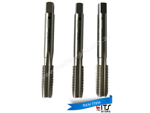 caption Bordo Hand Tap Set M12 x 1.5 mm HSS Metal Thread Cutting Tools Set of 3 3021-12.OOTS
