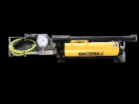 Enerpac Hydraulic Steel Hand Pump Ultima Porta Power c/w Gauge & Hose P80 - picture1' - Click to enlarge