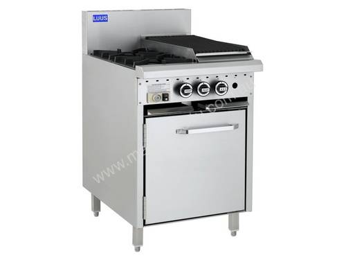 2 Burner 300mm Chargrill & Oven