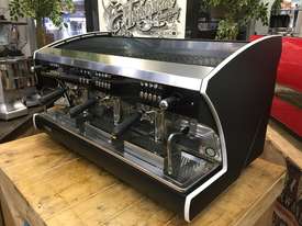 WEGA POLARIS TRON 3 GROUP HIGH CUP BLACK ESPRESSO COFFEE MACHINE - picture1' - Click to enlarge
