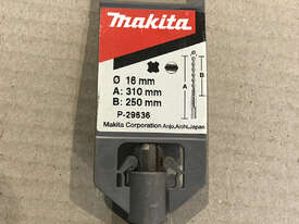 Makita 16mm SDS-plus Masonry Concrete Drill Bit, Overall 310 mm Shank 250 mm P-29636 - picture2' - Click to enlarge