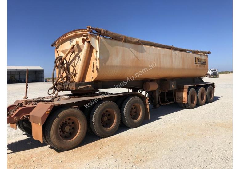 caption 2013 PROCAMAN TRAILERS PCF TRI435 SIDE TIPPER TRAILER