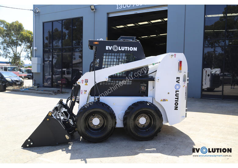 caption Brand New, 2019 EVO EB85 Skid Steer