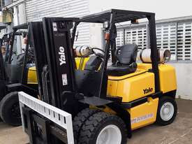 Yale 4 Ton forklift 4300mm container mast 2008 model Dual new wheels - picture0' - Click to enlarge