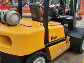 Yale 4 Ton forklift 4300mm container mast 2008 model Dual new wheels - picture0' - Click to enlarge