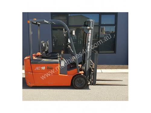 Heli 1800kg Battery Electric Forklift with 4350mm Three Stage Mast