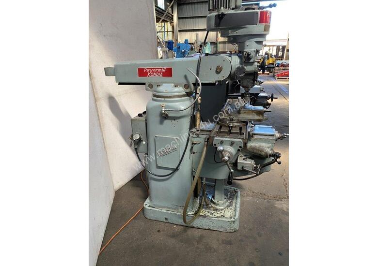 caption Kondia FV-1 Milling Machine R8 spindle