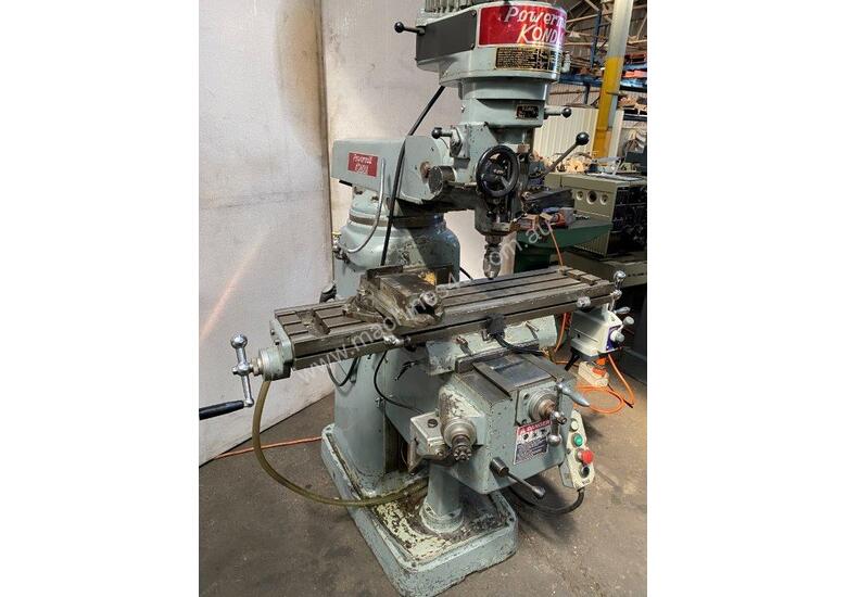 caption Kondia FV-1 Milling Machine R8 spindle