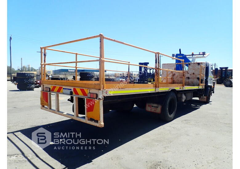 caption 2007 HINO FG1J 4X2 CRANE TRUCK