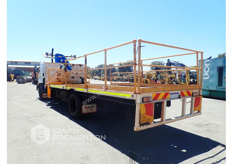 caption 2007 HINO FG1J 4X2 CRANE TRUCK