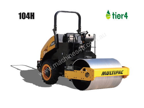 Multipac 104H 4T smooth drum roller