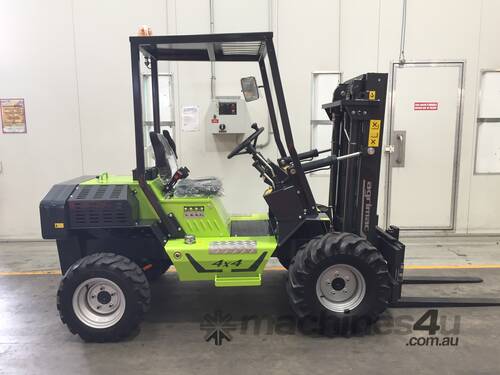 Small 1200kg Rough Terrain Forklift