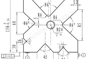 Multi Vee Bottom Die Block 150mm x 150mm Square