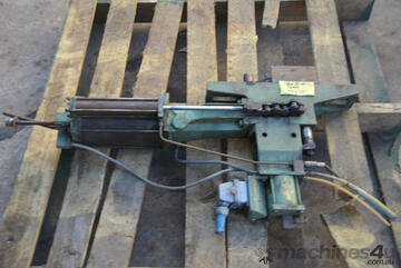 Pneumatically air powered wire tube bending bent bender forming machine