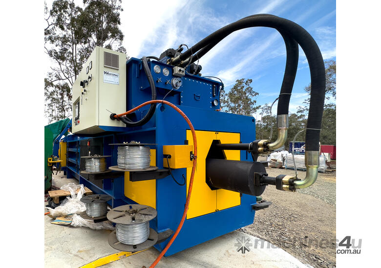 caption WastePac CM Series Automatic Horizontal Baler