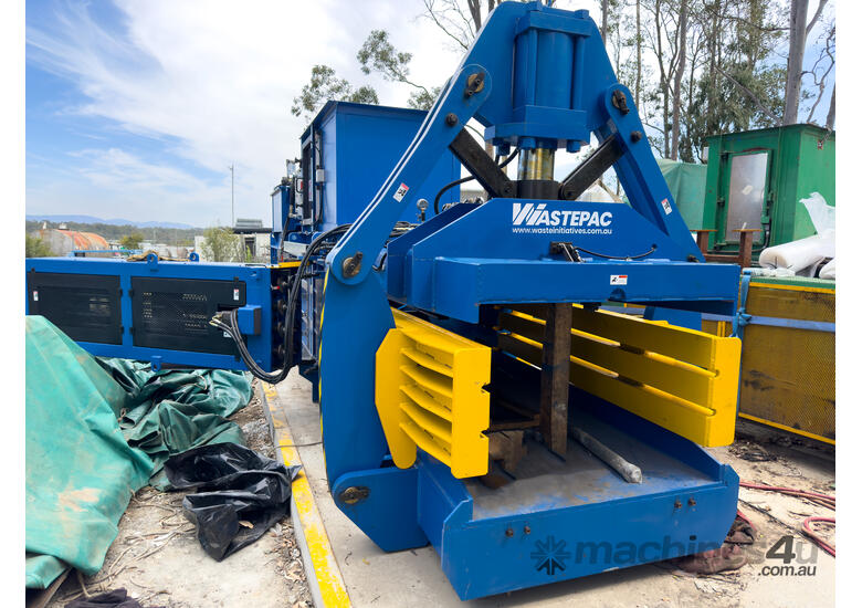 caption WastePac CM Series Automatic Horizontal Baler