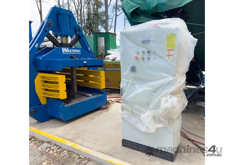caption WastePac CM Series Automatic Horizontal Baler