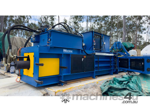 caption WastePac CM Series Automatic Horizontal Baler