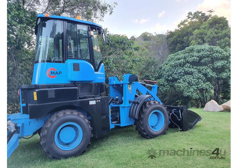 caption Almost new backhoe Loader