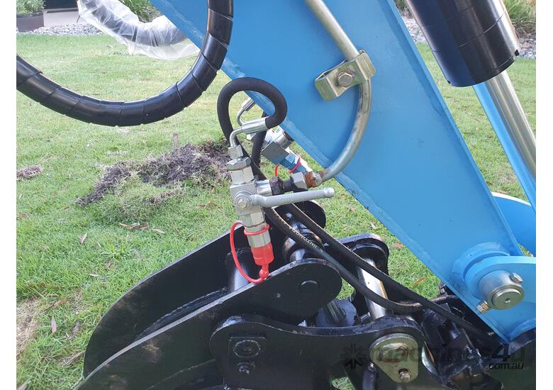 caption Almost new backhoe Loader