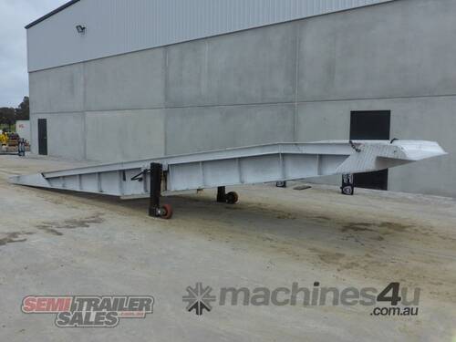 Custom Alloy Forklift Loading Ramp