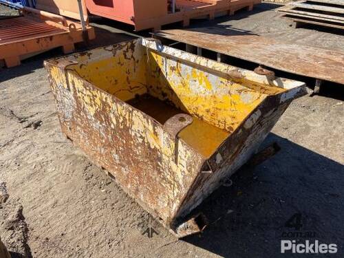 1650x1000mm Skid Mounted Steel Site Bin.