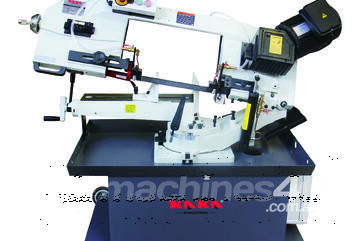 KANG INDUSTRIAL BS-912GR, Gear Drive Band Saw, 209 mm Round Bar Cutting Saw with 3 Cutting Speed