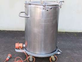 Electrically Heated Stainless Steel Jacketed Tank. - picture0' - Click to enlarge