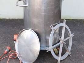 Electrically Heated Stainless Steel Jacketed Tank. - picture2' - Click to enlarge