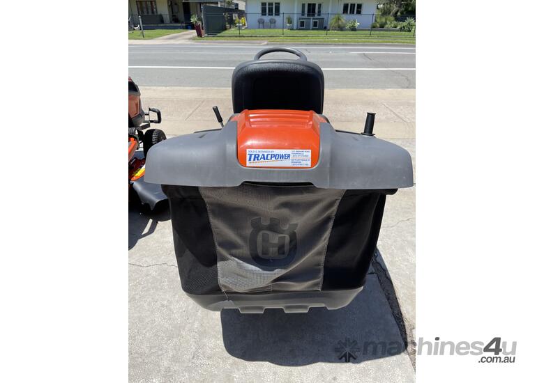 caption TRACPOWER - HUSQVARNA TC 138T WITH CATCHER