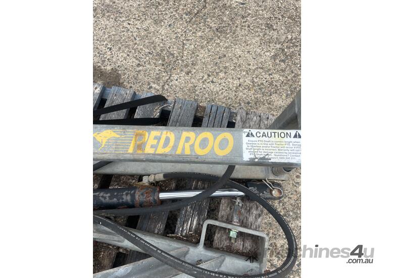 Used red roo Hydraulic Down Post Hole Digger 3PL Tractor Post Hole