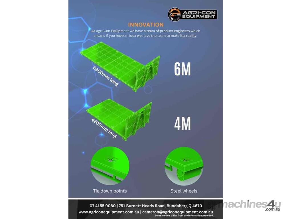 New 2023 AGRICON EQUIPMENT Skip Bin Skip Bins in BUNDABERG, QLD