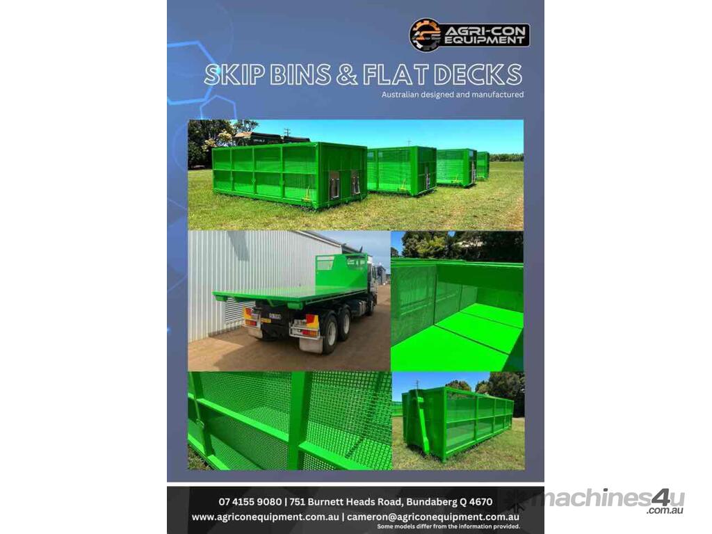 New 2023 AGRICON EQUIPMENT Skip Bin Skip Bins in BUNDABERG, QLD